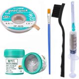 MHM Krem Lehim Solder Paste 183°C SN63/PB37 50G Flux Lehim Toplama CP3515 Lehim Emme Teli 3,5 mm 5in1