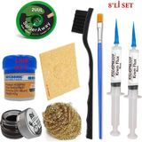 MHM Mechanic Krem Lehim 183°C 42GR Havya Uc Temizleme Flux Lehim Toplama 2UUL-2015 Lehim Emme Teli SET08