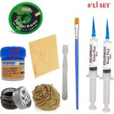 MHM Mechanic Krem Lehim 183°C 42GR Havya Uc Temizleyici Flux Lehim Toplama 2UUL-2015 Lehim Emme Teli Spatula S09