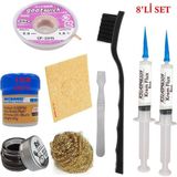 MHM Mechanic Krem Lehim 183°C 42GR Havya Uc Temizleyici Flux Lehim Toplama CP-2015 Lehim Emme Teli Spatula STK02