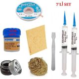 MHM Mechanic Krem Lehim 183°C 42GR Havya Uc Temizleyici Flux Lehim Toplama CP-2515 Lehim Emme Teli Spatula K01