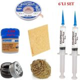 MHM Mechanic Krem Lehim 183°C 42GR Havya Uc Temizleyici Flux Lehim Toplama CP-3015 Lehim Emme Teli Seti1 TK04