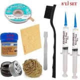 MHM Mechanic Krem Lehim 183°C 42GR Havya Uc Temizleyici Flux Lehim Toplama CP-3515 Lehim Emme Teli Spatula STK04