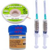 MHM Mechanic Krem Lehim Solder Paste 183°C SN63/PB37 42G Flux Lehim Toplama CP-1515 Lehim Emme Teli 1,5 mm