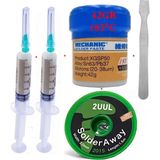 MHM Mechanic Krem/ Lehim Solder Paste 183°C SN63/PB37 42GR Flux Lehim Toplama 2UUL-2015 Emme Fitili 2,0mm ST20