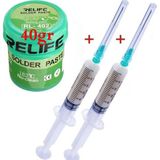 MHM Relıfe RL-402/ Krem Lehim Paste 183°C 40G Flux Lehim Toplama Elektronikçi Yardımcı SETI07