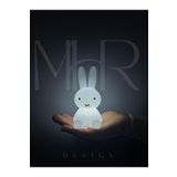 MHRDESİNG Miffy Tavşan Gece Lambası Küçük Boy 12 Cm Beyaz Işık Pilli