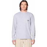 Mhw Logo Pocket Relaxed Erkek Uzun Kollu T-Shirt - Gri - XL