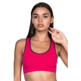 M,I 4024 Pembe Spor Sütyen Büstiyer Kadın Bralette Dikişsiz Spor Kıyafeti Askısız Nefes Alır Koşu Yoga Jumping Fitness Pembe M