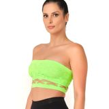 M,I Çift Drapeli Straplez Korse, Kadın Sütyeni, Korse Sütyen, Dikişsiz, Kadın Korse, Büyük Beden, Elastan, S-XL, Yeşil, M
