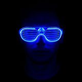 Mi Led Işıklı Parti Gözlüğü - Neon Glow Şerit Gözlük 3 Modlu