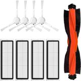 Mi Vacuum Mop X10 Plus / X20 Plus-S10 Plus / S20 Plus Robot Süpürge 1 Ana Fırça,4 Hepa Filtre,4 Yan Fırça Yedek Parça Aksesuar Seti-9 Parça
