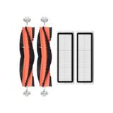 Mi Vacuum Mop X10 Plus-X20 Plus-S10 Plus-S20 Plus Robot Süpürge 2 Adet Ana Fırça,2 Adet Hepa Filtre Yedek Parça Aksesuar Seti-4 Parça