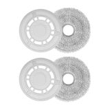 Mi Vacuum Mop X10 Plus / X20 Plus-S10 Plus / S20 Plus Robot Süpürge 2 Adet Braket Mop Tutucu 2 Adet Mop Paspas Yedek Parça Seti-4 Parça