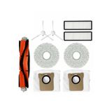 Mi Vacuum Mop X10+X10 Plus-X20+X20 Plus/S10+S10 Plus-S20+S20 Plus Robot Süpürge Fırça,Hepa Filtre,Mop Paspas Bez,Toz Torbası Yedek Parça Seti-9 Parça