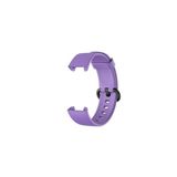 Mi Watch Lite Kordon Akıllı Saat Bileklik Kordonu Silikon Kayış Kordon + Ppma Nano Ekran Koruyucu Lila