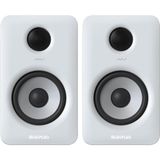 Mı5 Iı Bluetooth White | Çift 2x 35W 5'' 2-Yollu Bluetooth Aktif Stüdyo Referans & Dj Monitörü | Hoparlörü - Çok Renkli