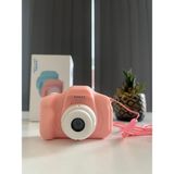 Mi7a 1080P HD Pembe Çocuk Dijital Fotoğraf Makinesi Oyun Özelliği ve SD Kart Girişi