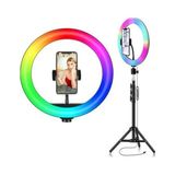 Mi7a 18 Inç Profesyonel Rgb Ring Light Seti (Halka Işık ve Tripod) - Siyah