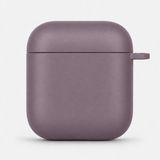 Mi7a Airpods 1 ve Airpods 2 Uyumlu Silikon Koruyucu Kılıf Yumuşak Esnek Kulaklık Kutusu Koruma Kabı - Kahve