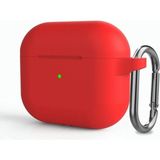 Mi7a Airpods 3.nesil Uyumlu Silikon Airpods Kılıf - Kırmızı
