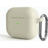 Mi7a Airpods 3.nesil Uyumlu Silikon Airpods Kılıf - Krem