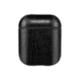 Mi7a Airpods Kulaklık Lux 360 Koruma Deri Kılıf - Siyah