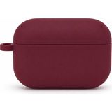 Mi7a Airpods Pro 2 Uyumlu Silikon Koruyucu Kılıf Yumuşak Esnek Kulaklık Kutusu Koruma Kabı - Bordo