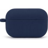 Mi7a Airpods Pro 2 Uyumlu Silikon Koruyucu Kılıf Yumuşak Esnek Kulaklık Kutusu Koruma Kabı - Lacivert
