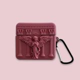 Mi7a Airpods Pro 3 Angel Kılıf (Dua Eden Melek Figürü) - Çok Renkli - Pembe