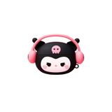 Mi7a Airpods Pro 3. Nesil Uyumlu Kuromi Kulaklık Figürlü Koruyucu Kılıf