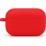Mi7a Airpods Pro 3 Uyumlu Silikon Koruyucu Kılıf Yumuşak Esnek Kulaklık Kutusu Koruma Kabı - Kırmızı