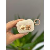 Mi7a Airpods Pro Uyumlu Sevimli Ayıcıklı Kılıf Krem