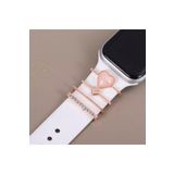 Mi7a Apple Watch Uyumlu Saat Kordon Aksesuarı Charm Set Tüm Seri Kordonlara Uyumlu Kordon Süsü