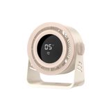 Mi7a Dijital Ekranlı Masaüstü Mini Fan (5 Kademeli Turbo Vantilatör)