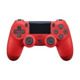 Mi7a Doubleshock Ps4 Kablosuz Titreşimli Oyun Kolu Gamepad - Kırmızı