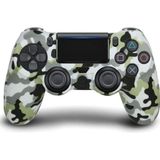Mi7a Doubleshock Ps4 Uyumlu Kablosuz Titreşimli Oyun Kolu (Kamuflaj Desenli Gamepad) - Gri