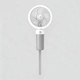 Mi7a El Tipi Şarjlı Vantilatör (Askılı Mini Fan) - Gri
