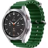 Mi7a Huawei Gt / Gt2 / Gt2 Pro / Gt3 / Gt3 Pro- Honor Magic Watch 2 46MM - Samsung Gear Watch 46MM Silikon Kordon Ocean Kayış - Yeşil