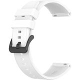 Mi7a Huawei Gt / Gt2 / Gt2 Pro / Gt3 - Honor Magic Watch 2 46MM - Samsung Gear Watch 46MM Silikon Kordon Kayış - Beyaz