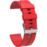 Mi7a Huawei Gt / Gt2 / Gt2 Pro / Gt3 - Honor Magic Watch 2 46MM - Samsung Gear Watch 46MM Silikon Kordon Kayış - Kırmızı