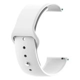 Mi7a Huawei Gt / Gt2 / Gt2 Pro - Honor Magic Watch 2 46MM - Samsung Gear Watch 46MM Silikon Kordon Kayış Beyaz