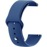 Mi7a Huawei Gt / Gt2 / Gt2 Pro - Honor Magic Watch 2 46MM - Samsung Gear Watch 46MM Silikon Kordon Kayış Lacivert