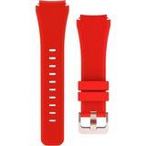 Mi7a Huawei Watch Gt / Gt2 / Gt2 Pro / Gt3 - Honor Magic Watch 2 46MM - Samsung Gear Watch 46MM Silikon Kordon Kayış - Kırmızı