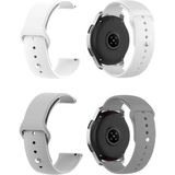 Mi7a Huawei Watch Gt2 46 mm Silikon Kordon 2'li Set - Beyaz - Gri