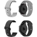 Mi7a Huawei Watch Gt2 46 mm Silikon Kordon 2'li Set - Siyah - Gri
