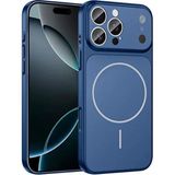 Mi7a iPhone 15 Pro Max Uyumlu Ag Glass Koruyucu Kılıf (Iphone 17 Pro Max Görünümlü) - Lacivert - Çok Renkli