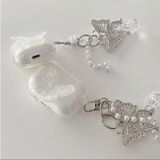 Mi7a Kelebekli Simli 3.nesil Uyumlu Airpods Koruyucu Kılıf