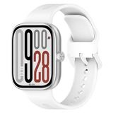 Mi7a Redmi Watch 4 / Redmi Watch 5 / Redmi Watch 6 Uyumlu Tokalı Silikon Kordon - Beyaz