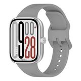 Mi7a Redmi Watch 4 / Redmi Watch 5 / Redmi Watch 6 Uyumlu Tokalı Silikon Kordon - Gri